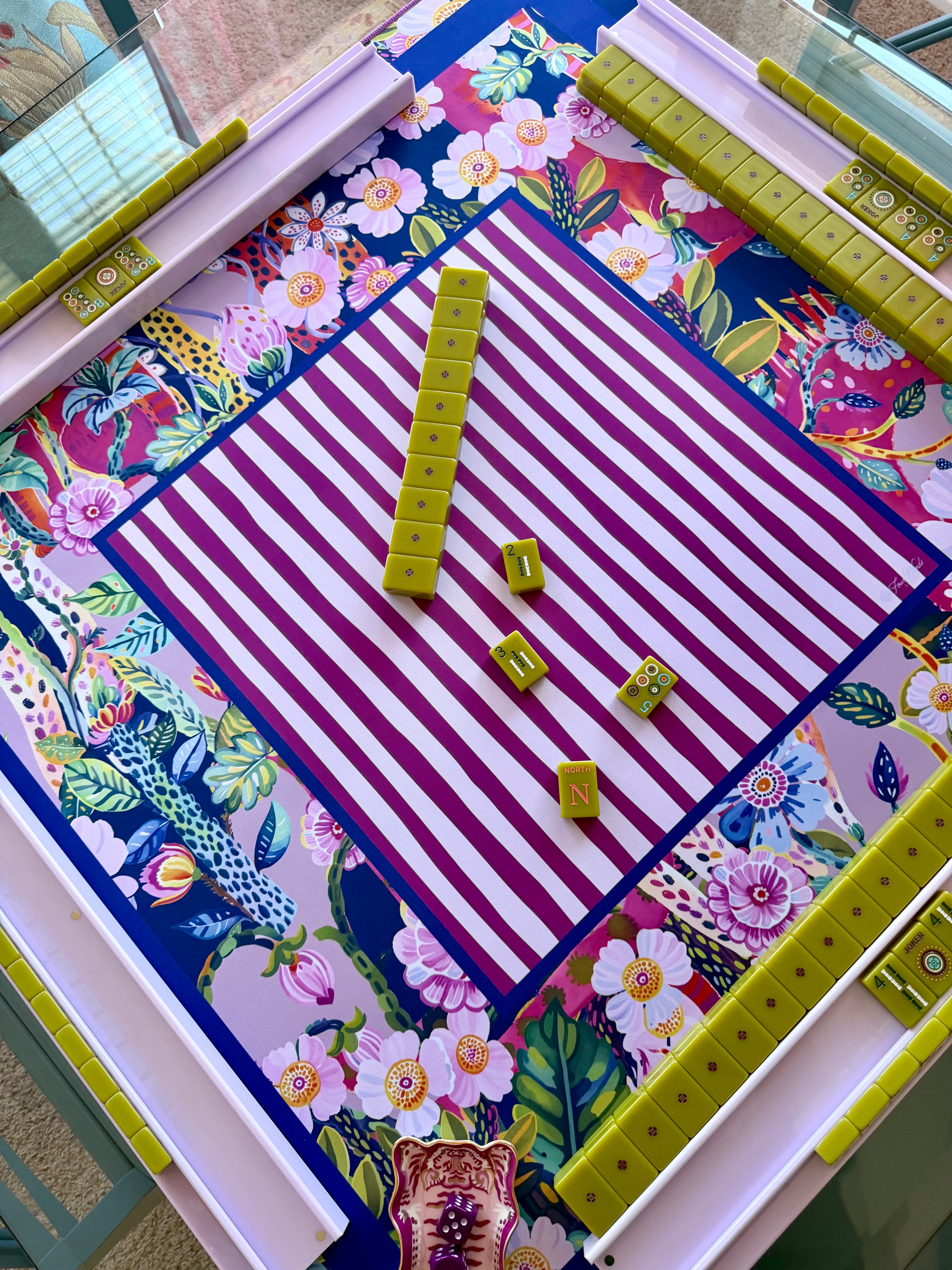 Amethyst Cabana Mahjong Mat