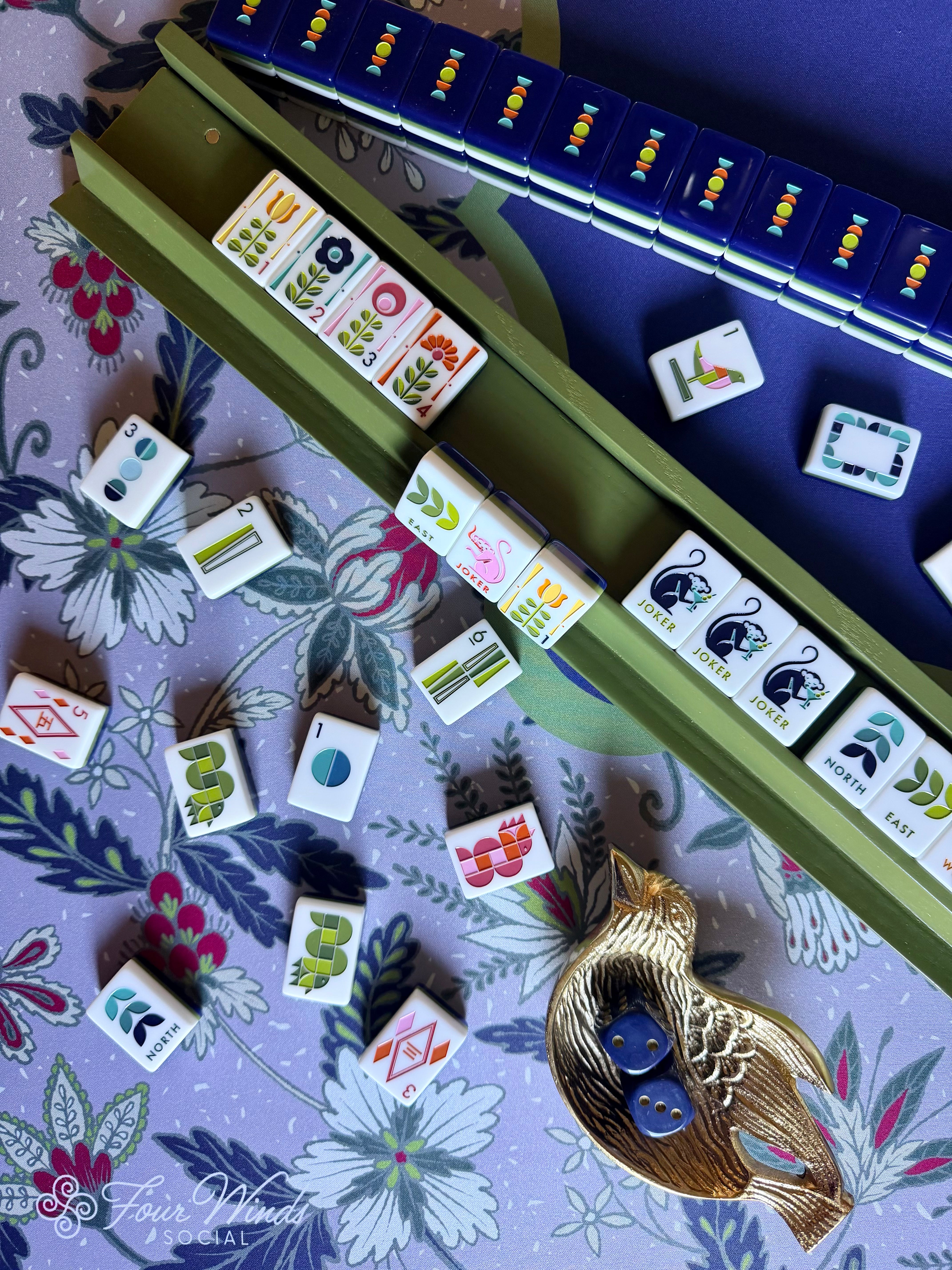 Frost & Fern Mahjong Mat