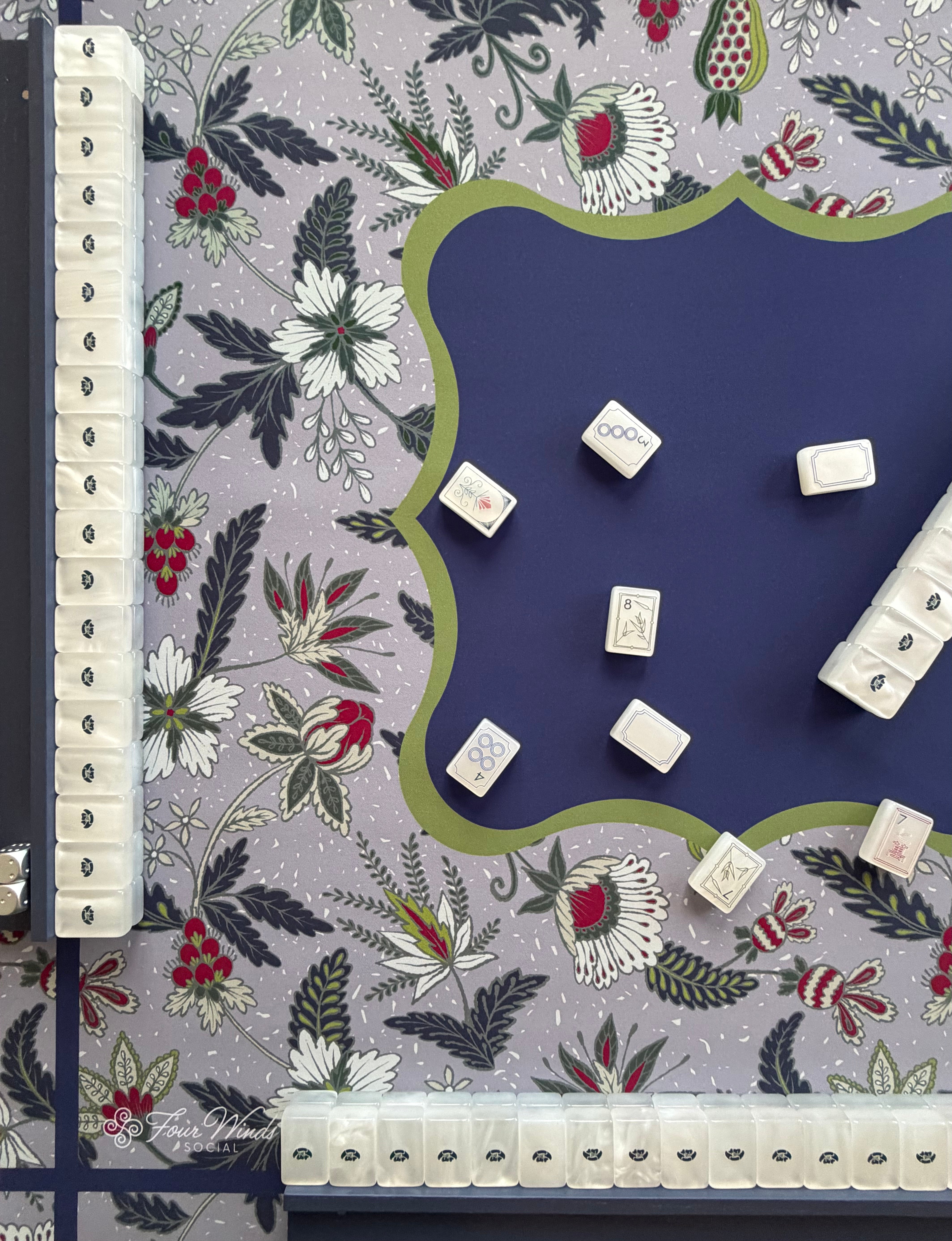 Frost & Fern Mahjong Mat
