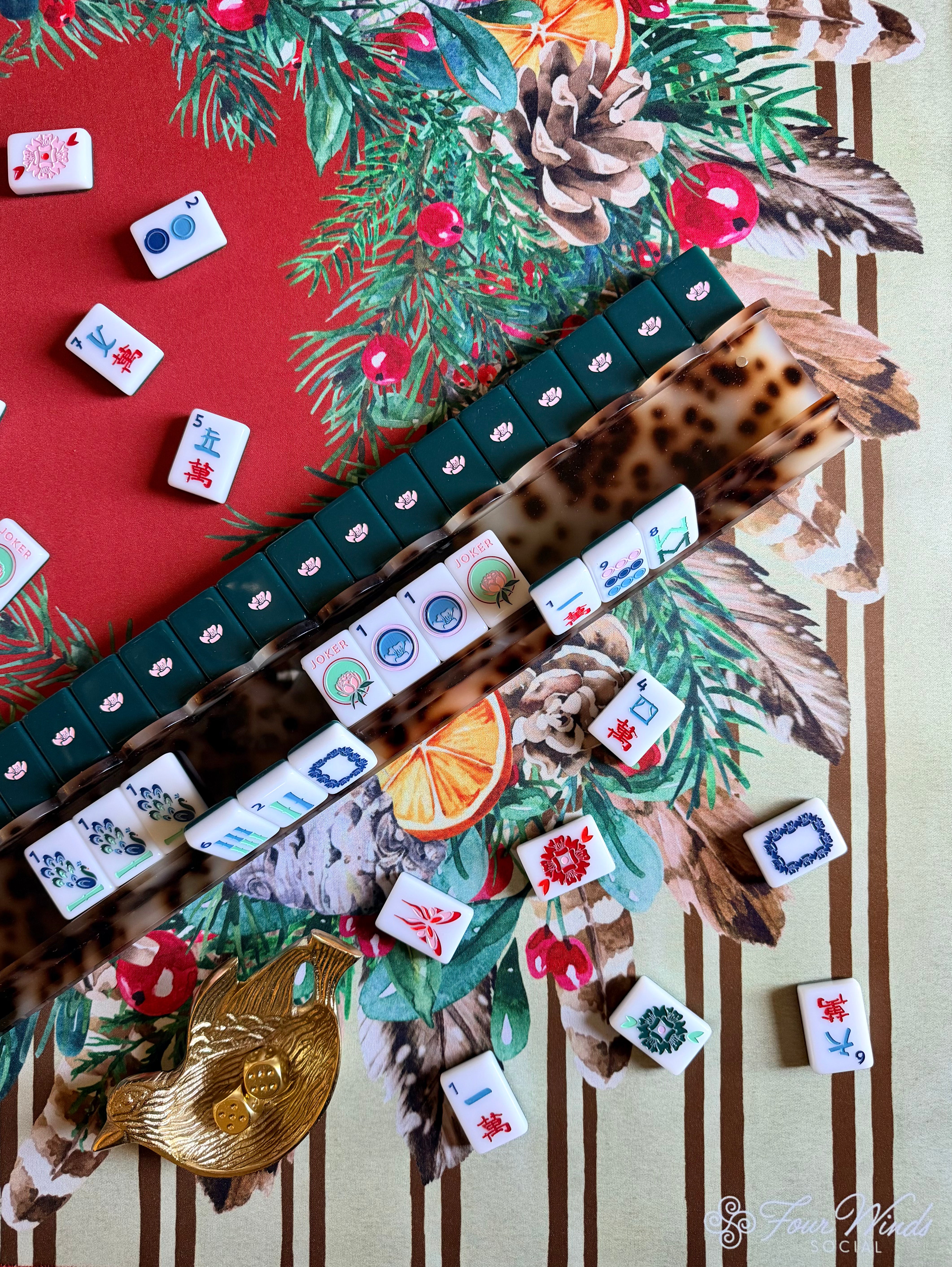 Holiday on the Half Shell Mahjong Mat