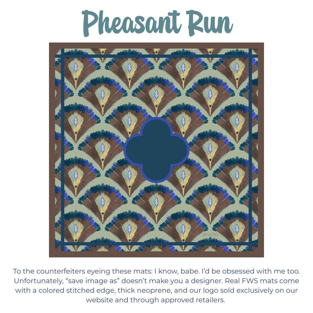 Pheasant Run Mahjong Mat