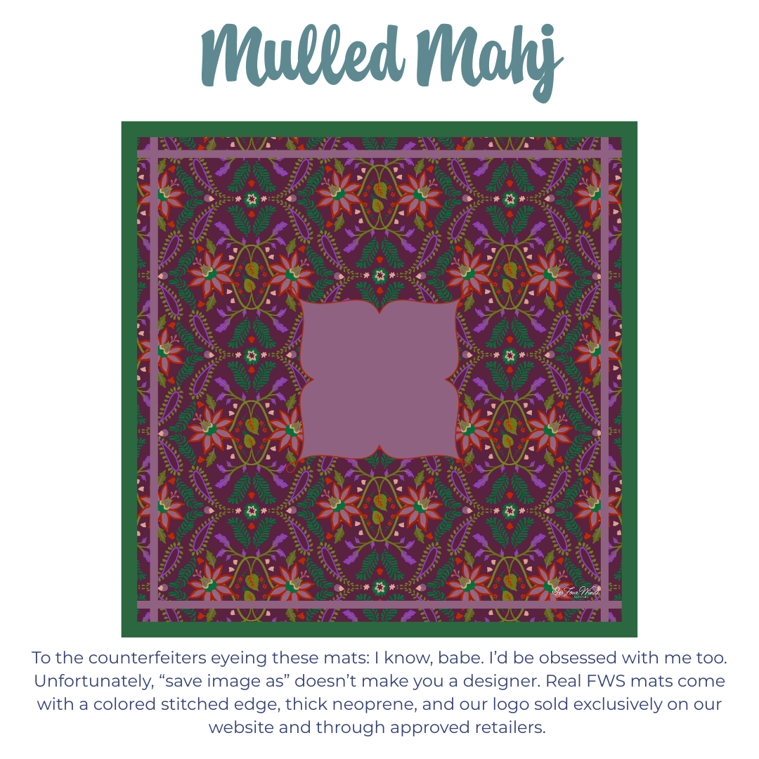 Mulled Mahj Holiday Mahjong Mat